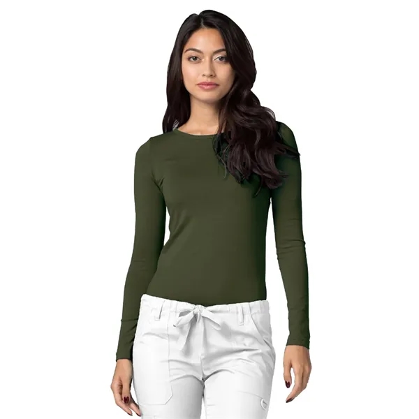 Adar Universal Women's Long Sleeve Comfort Tee... from ASI 86018 Scrub Authority / Uniform Stores