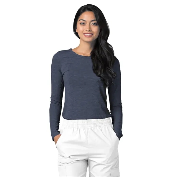 Adar Universal Women's Long Sleeve Comfort Tee... from ASI 86018 Scrub Authority / Uniform Stores