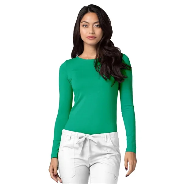 Adar Universal Women's Long Sleeve Comfort Tee... from ASI 86018 Scrub Authority / Uniform Stores