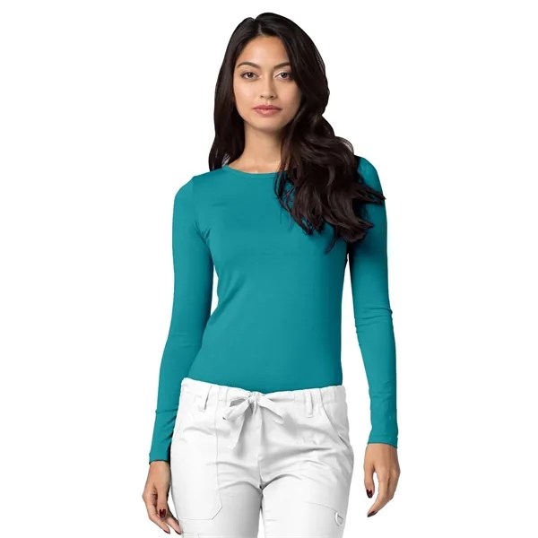 Adar Universal Women's Long Sleeve Comfort Tee... from ASI 86018 Scrub Authority / Uniform Stores