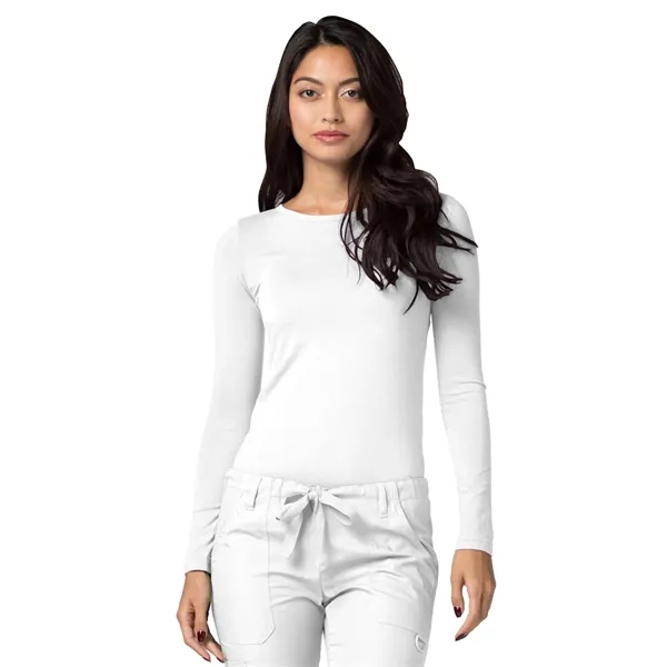 Adar Universal Women's Long Sleeve Comfort Tee... from ASI 86018 Scrub Authority / Uniform Stores