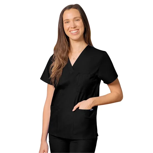 Adar Universal Unisex V-Neck Tunic 3 Pocket... from ASI 86018 Scrub Authority / Uniform Stores