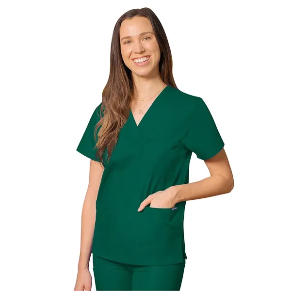 Adar Universal Unisex V-Neck Tunic 3 Pocket... from ASI 86018 Scrub Authority / Uniform Stores