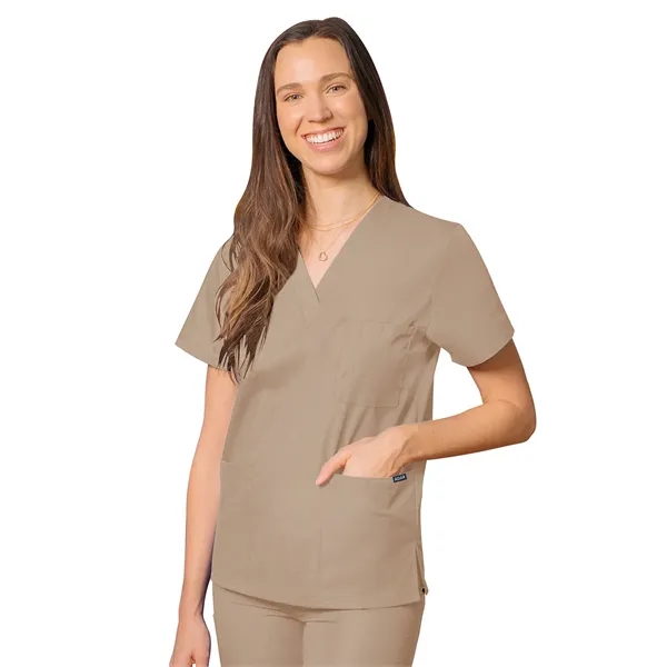 Adar Universal Unisex V-Neck Tunic 3 Pocket... from ASI 86018 Scrub Authority / Uniform Stores
