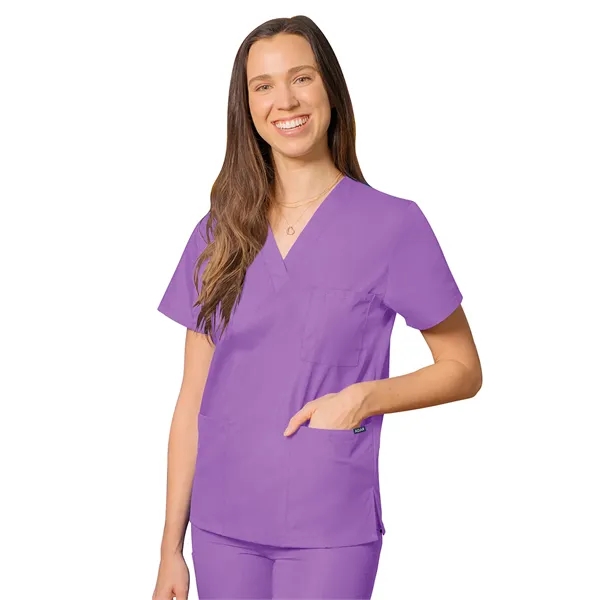 Adar Universal Unisex V-Neck Tunic 3 Pocket... from ASI 86018 Scrub Authority / Uniform Stores