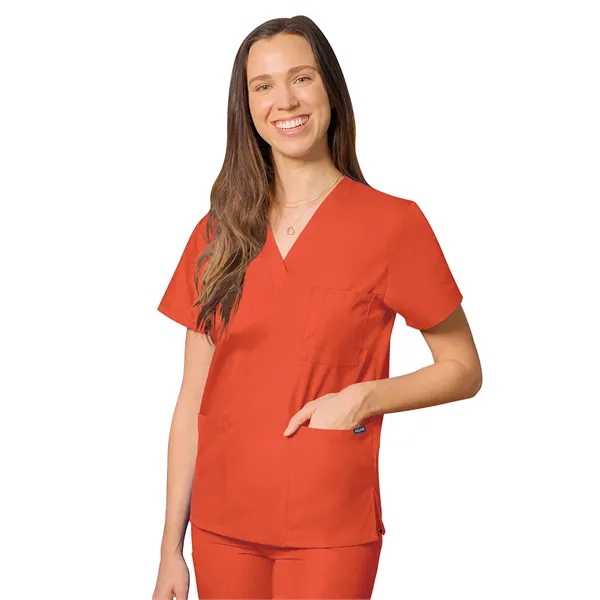 Adar Universal Unisex V-Neck Tunic 3 Pocket... from ASI 86018 Scrub Authority / Uniform Stores