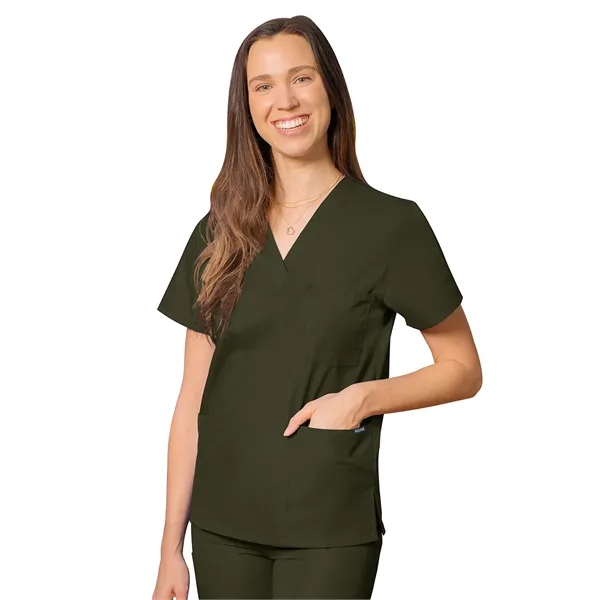 Adar Universal Unisex V-Neck Tunic 3 Pocket... from ASI 86018 Scrub Authority / Uniform Stores