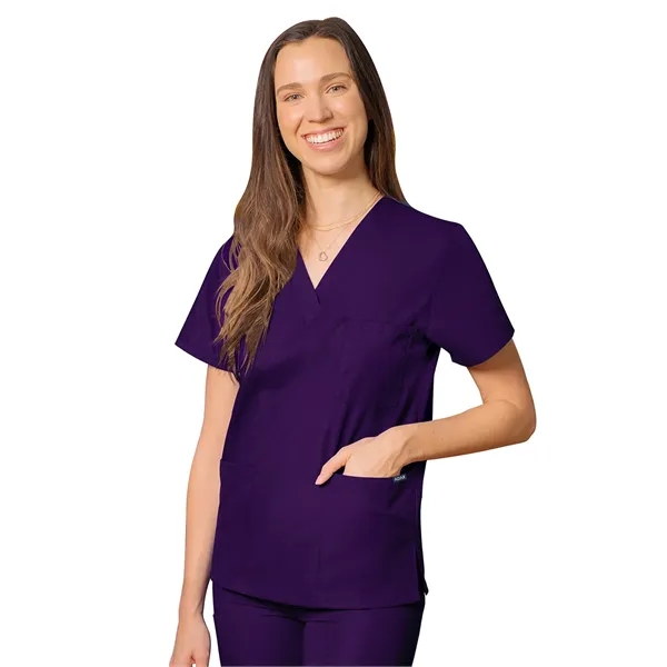 Adar Universal Unisex V-Neck Tunic 3 Pocket... from ASI 86018 Scrub Authority / Uniform Stores