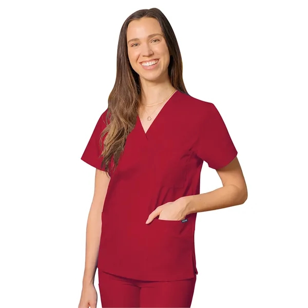 Adar Universal Unisex V-Neck Tunic 3 Pocket... from ASI 86018 Scrub Authority / Uniform Stores