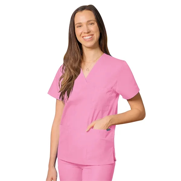 Adar Universal Unisex V-Neck Tunic 3 Pocket... from ASI 86018 Scrub Authority / Uniform Stores