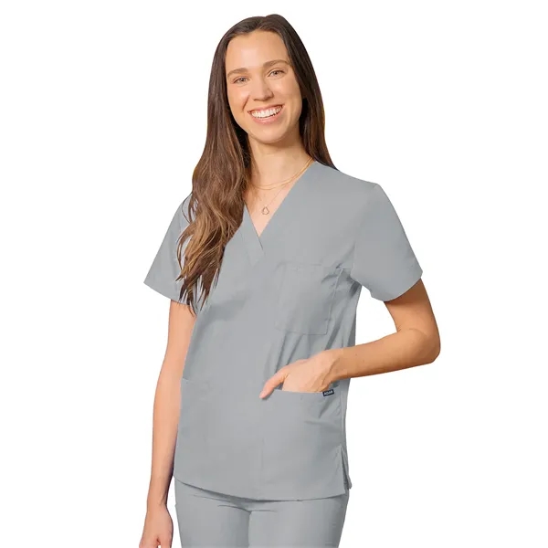 Adar Universal Unisex V-Neck Tunic 3 Pocket... from ASI 86018 Scrub Authority / Uniform Stores