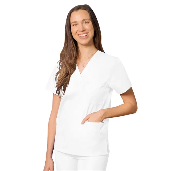 Adar Universal Unisex V-Neck Tunic 3 Pocket... from ASI 86018 Scrub Authority / Uniform Stores