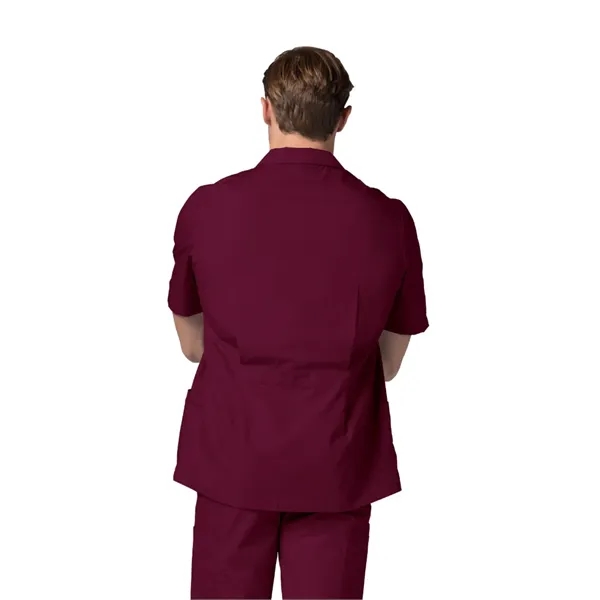 Adar Universal Men's Zippered Short Sleeve Jacket... from ASI 86018 Scrub Authority / Uniform Stores