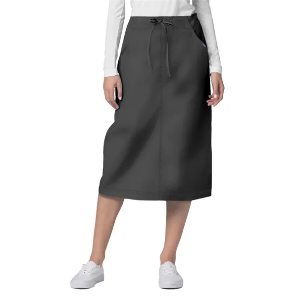 Adar Universal Mid-Calf Length Drawstring Skirt... from ASI 86018 Scrub Authority / Uniform Stores