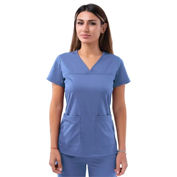 Adar - Pro - Women's V-Neck Sweetheart Top... from ASI 86018 Scrub Authority / Uniform Stores