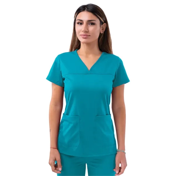 Adar - Pro - Women's V-Neck Sweetheart Top... from ASI 86018 Scrub Authority / Uniform Stores