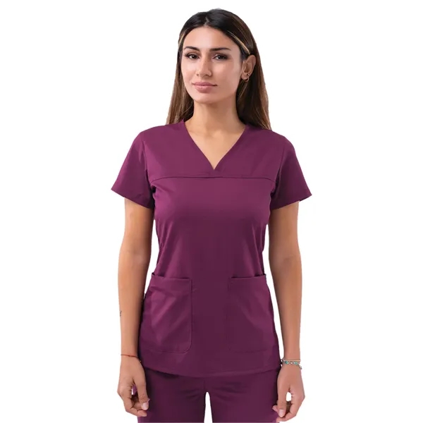 Adar - Pro - Women's V-Neck Sweetheart Top... from ASI 86018 Scrub Authority / Uniform Stores