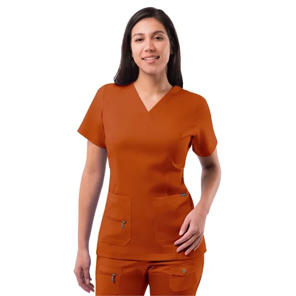 Adar Pro Women's Elevated V-Neck Scrub Top... from ASI 86018 Scrub Authority / Uniform Stores