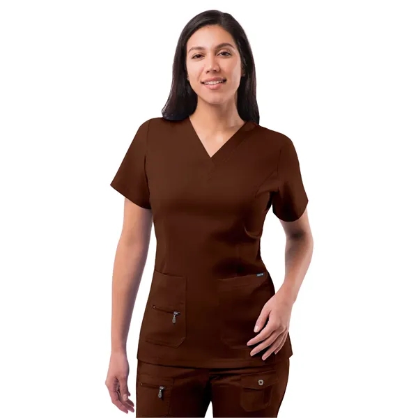 Adar Pro Women's Elevated V-Neck Scrub Top... from ASI 86018 Scrub Authority / Uniform Stores