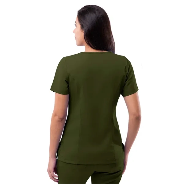 Adar Pro Women's Elevated V-Neck Scrub Top... from ASI 86018 Scrub Authority / Uniform Stores