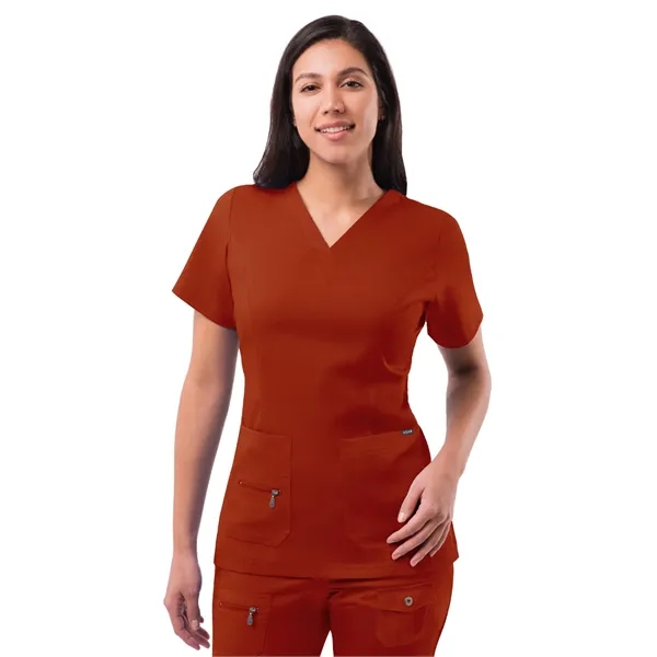 Adar Pro Women's Elevated V-Neck Scrub Top... from ASI 86018 Scrub Authority / Uniform Stores