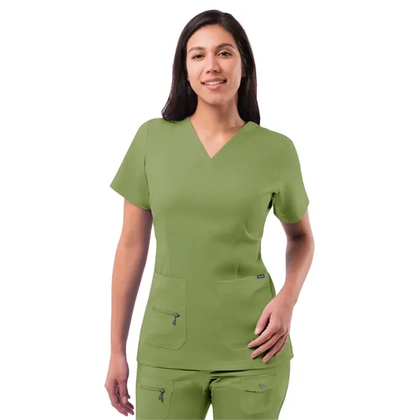 Adar Pro Women's Elevated V-Neck Scrub Top... from ASI 86018 Scrub Authority / Uniform Stores