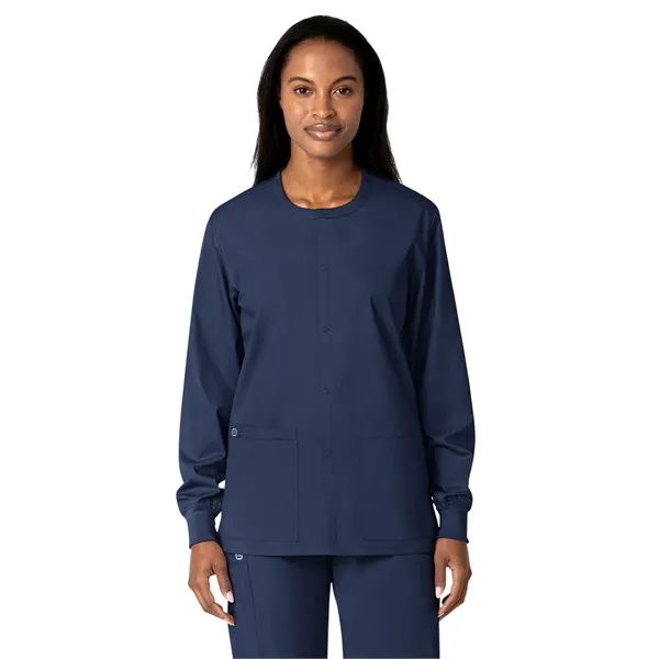 WonderWink WonderWORK Unisex Snap Front Jacket... from ASI 86018 Scrub Authority / Uniform Stores