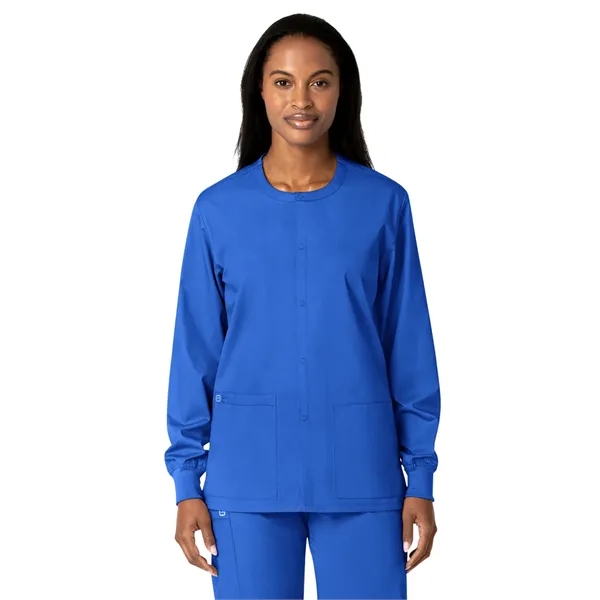 WonderWink WonderWORK Unisex Snap Front Jacket... from ASI 86018 Scrub Authority / Uniform Stores