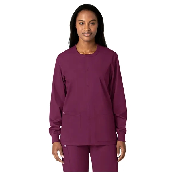 WonderWink WonderWORK Unisex Snap Front Jacket... from ASI 86018 Scrub Authority / Uniform Stores