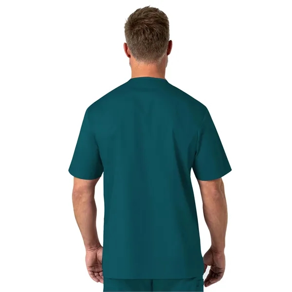 WonderWink WonderWORK Men's V-Neck Top... from ASI 86018 Scrub Authority / Uniform Stores