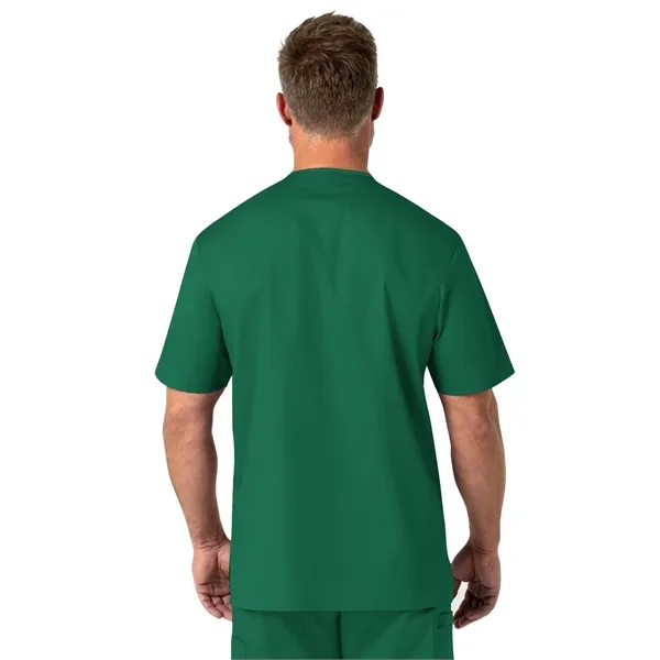 WonderWink WonderWORK Men's V-Neck Top... from ASI 86018 Scrub Authority / Uniform Stores