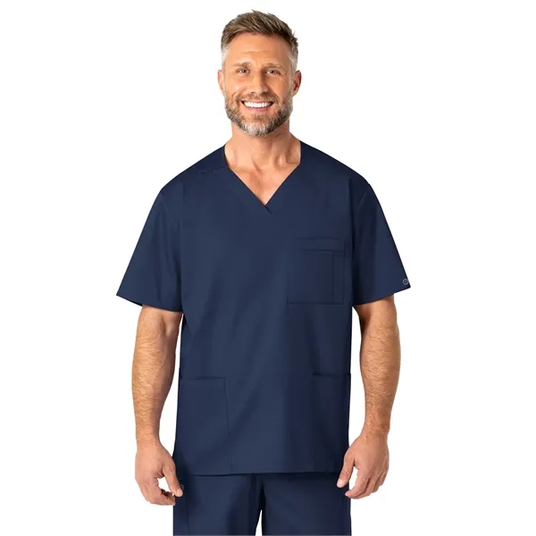 WonderWink WonderWORK Men's V-Neck Top... from ASI 86018 Scrub Authority / Uniform Stores