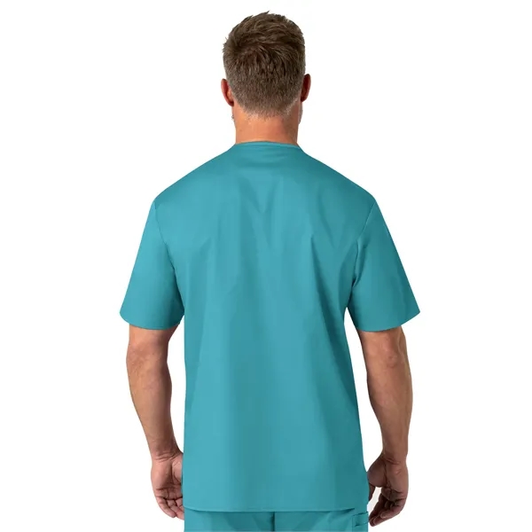 WonderWink WonderWORK Men's V-Neck Top... from ASI 86018 Scrub Authority / Uniform Stores
