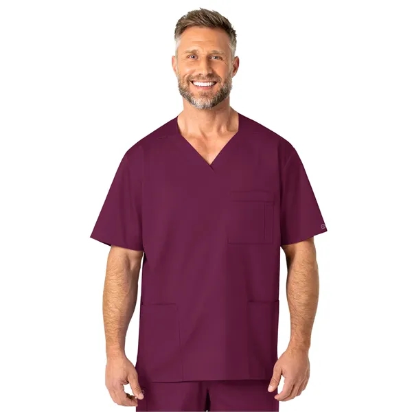 WonderWink WonderWORK Men's V-Neck Top... from ASI 86018 Scrub Authority / Uniform Stores