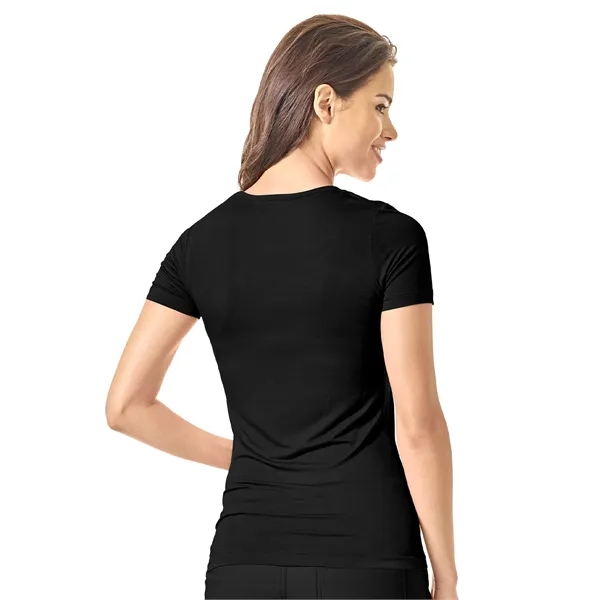 WonderWink Layers Silky Short Sleeve Tee... from ASI 86018 Scrub Authority / Uniform Stores
