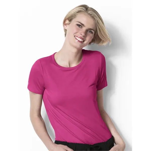 WonderWink Layers Silky Short Sleeve Tee... from ASI 86018 Scrub Authority / Uniform Stores