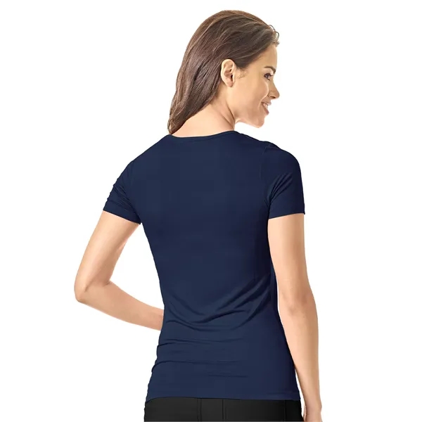 WonderWink Layers Silky Short Sleeve Tee... from ASI 86018 Scrub Authority / Uniform Stores