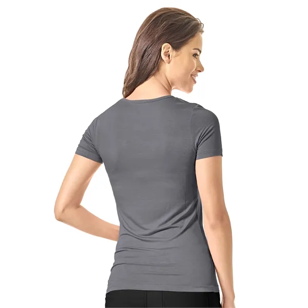 WonderWink Layers Silky Short Sleeve Tee... from ASI 86018 Scrub Authority / Uniform Stores