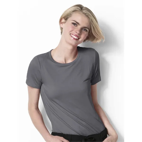 WonderWink Layers Silky Short Sleeve Tee... from ASI 86018 Scrub Authority / Uniform Stores