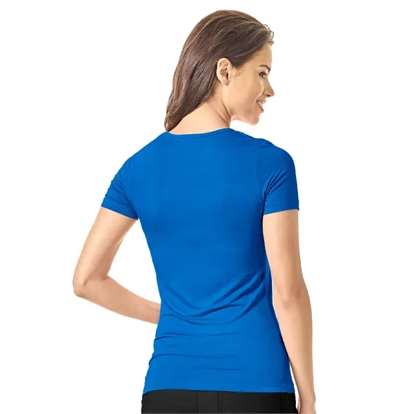 WonderWink Layers Silky Short Sleeve Tee... from ASI 86018 Scrub Authority / Uniform Stores