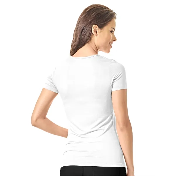 WonderWink Layers Silky Short Sleeve Tee... from ASI 86018 Scrub Authority / Uniform Stores