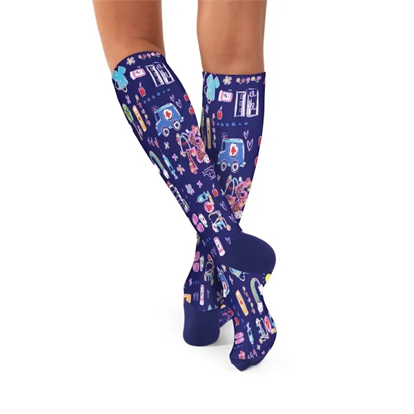 koi - Classics - Antimicrobial Compression Socks, 1 Pair... from ASI 86018 Scrub Authority / Uniform Stores