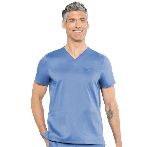Med Couture RothWear Men's 3 Pocket V-Neck Top... from ASI 86018 Scrub Authority / Uniform Stores