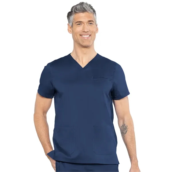 Med Couture RothWear Men's 3 Pocket V-Neck Top... from ASI 86018 Scrub Authority / Uniform Stores