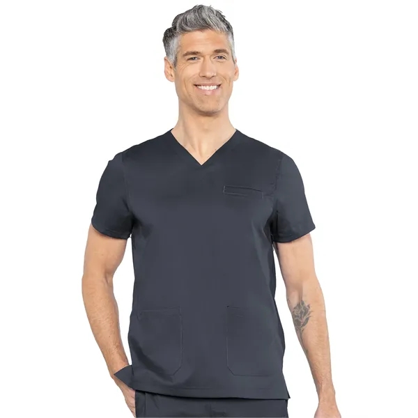 Med Couture RothWear Men's 3 Pocket V-Neck Top... from ASI 86018 Scrub Authority / Uniform Stores
