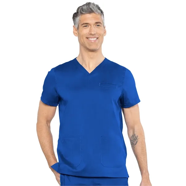 Med Couture RothWear Men's 3 Pocket V-Neck Top... from ASI 86018 Scrub Authority / Uniform Stores
