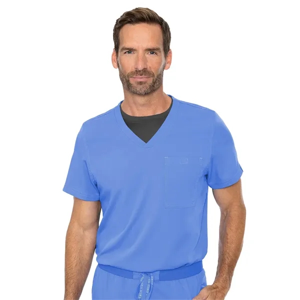 Med Couture RothWear Men's 1 Pocket V-Neck Top... from ASI 86018 Scrub Authority / Uniform Stores