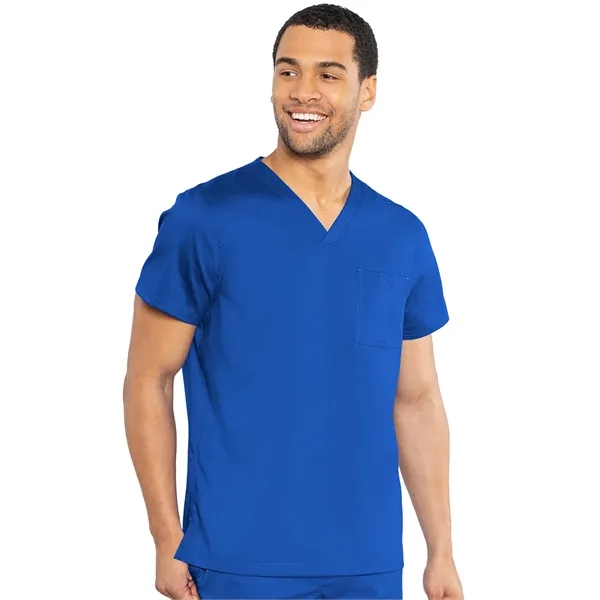 Med Couture RothWear Men's 1 Pocket V-Neck Top... from ASI 86018 Scrub Authority / Uniform Stores