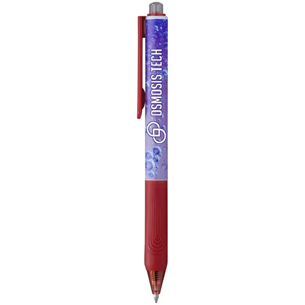 Full-color 360 imprint pen with a textured grip and smooth, quick-dry... from ASI 61966 HPG / Hub Pen