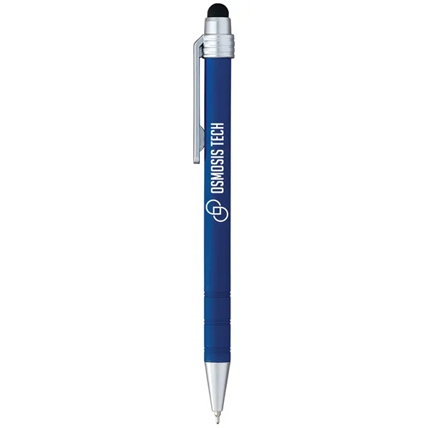 Stylus pen made from recycled ABS plastic with hybrid ink, soft-touch... from ASI 61966 HPG / Hub Pen